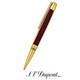 S. T. Dupont Defi Iron Man Limited Edition Ballpoint Pen Red Gold Trim 405720