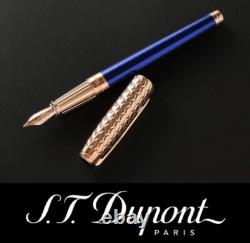 S. T. Dupont Dragon Fountain Pen Guilloche Engraving Limited Edition 7362MT