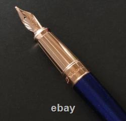 S. T. Dupont Dragon Fountain Pen Guilloche Engraving Limited Edition 7362MT