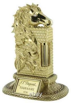 S. T. Dupont EXCLUSIVE TOURNAIRE CHEVAL Lighter L2+Ashtray 016177 ONLY BOX #77