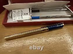 S. T. Dupont Europa Gold & Blue Limited Edition 1993