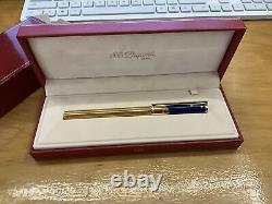 S. T. Dupont Europa Gold & Blue Limited Edition 1993