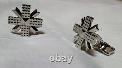S. T. Dupont Extra Large W Cross Cufflinks Limited Edition Used