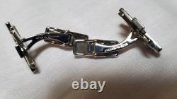 S. T. Dupont Extra Large W Cross Cufflinks Limited Edition Used