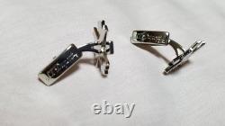 S. T. Dupont Extra Large W Cross Cufflinks Limited Edition Used
