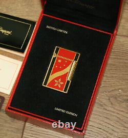 S. T. Dupont Feuerzeug Hong Kong Limited Edition 1997 Lighter Fullset