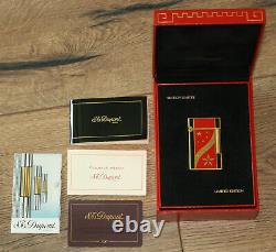 S. T. Dupont Feuerzeug Hong Kong Limited Edition 1997 Lighter Fullset