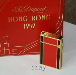 S. T. Dupont Feuerzeug Hong Kong Limited Edition 1997 Lighter Fullset