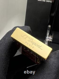 S. T. Dupont Flying Dragon Limited Edition Gold Plated Lighter C16527