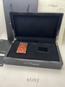 S. T. Dupont Flying Dragon Limited Edition Gold Plated Lighter C16527