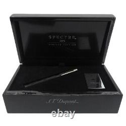 S. T. Dupont Fountain Pen 007 James Bond Specter 14k F Size Limited Edition