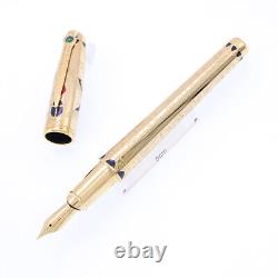 S. T. Dupont Fountain Pen Limited Edition Pharaoh M Used- Smtb-F