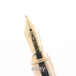 S. T. Dupont Fountain Pen Limited Edition Pharaoh M Used Smtb-F