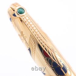 S. T. Dupont Fountain Pen Limited Edition Pharaoh M Used- Smtb-F