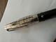 S. T. Dupont Fountain Pen Limited Edition Model 2007 French Line Silver Black Used