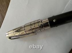 S. T. Dupont Fountain Pen Limited Edition model 2007 French Line silver black used