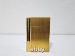 S. T. Dupont Gatsby Gold Limited Edition Lighter Used