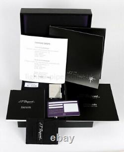 S. T. Dupont Gatsby Lighter Diamond Drops Limited Edition 16 Diamonds New In Box