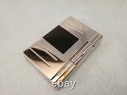 S. T. Dupont Gatsby Silver Gas Lighter Abstraction Black Limited edition of 2500