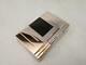 S. T. Dupont Gatsby Silver Gas Lighter Abstraction Black Limited Edition Of 2500