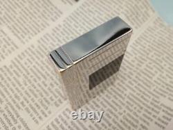 S. T. Dupont Gatsby Silver Gas Lighter Abstraction Black Limited edition of 2500