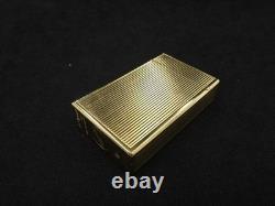 S. T. Dupont JUBILE Gold Lighter Limited Edition 1500pcs withCase and Booklets