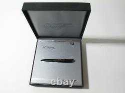 S. T. Dupont James Bond 007 Ballpoint Pen Black PVD Limited Edition