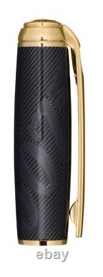 S. T. Dupont James Bond 007 Black & Gold Ballpoint Pen, 415048, New In Box