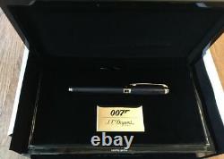 S. T. Dupont James Bond 007 Black & Gold Fountain Pen, ST410048, New In Box
