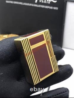 S. T. Dupont L2 Limited Edition Red Gold Inflatable Lighter New in Box