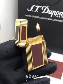 S. T. Dupont L2 Limited Edition Red Gold Inflatable Lighter New in Box