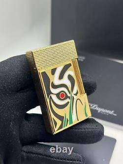 S. T. Dupont LIGNE2 Art of the Tiger's Eye Limited Edition Butane Lighter No Fuel