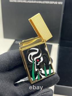 S. T. Dupont LIGNE2 Art of the Tiger's Eye Limited Edition Butane Lighter No Fuel