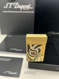 S. T. Dupont LIGNE2 Art of the Tiger's Eye Limited Edition Butane Lighter No Fuel