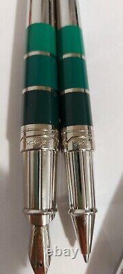 S. T. Dupont Leroy Neiman Limited Edition Fountain Pen and Rollerball Pen