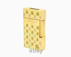 S. T. Dupont Lighter Biggy Trinidad Gold Limited Edition Jet Flame 025077