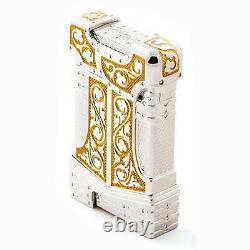 S. T. Dupont Lighter White Knight Limited Edition New In Box