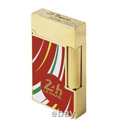 S. T. Dupont Ligne 2 Lighter 24 H Du Mans Red and Gold Limited Edition C16090