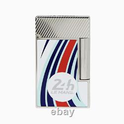 S. T. Dupont Ligne 2 Lighter 24 H Du Mans white and palladium Limited Edition