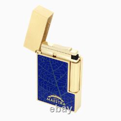 S. T. Dupont Ligne 2 Lighter Partagas blue and gold Limited Edition C16095