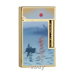`S. T. Dupont Ligne-2 Monet Impression Sunrise Dual Flame Lighter Limited-Edition