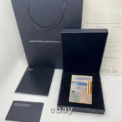 `S. T. Dupont Ligne-2 Monet Impression Sunrise Dual Flame Lighter Limited-Edition