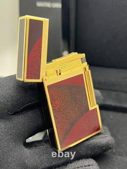 S. T. Dupont Ligne2 Gold-plated Butane Lighter Limited Edition No Fuel