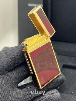 S. T. Dupont Ligne2 Gold-plated Butane Lighter Limited Edition No Fuel