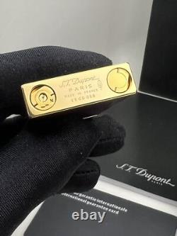 S. T. Dupont Ligne2 Gold-plated Butane Lighter Limited Edition No Fuel