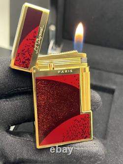 S. T. Dupont Ligne2 Gold-plated Butane Lighter Limited Edition No Fuel