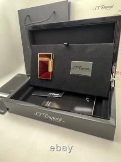 S. T. Dupont Ligne2 Gold-plated Butane Lighter Limited Edition No Fuel