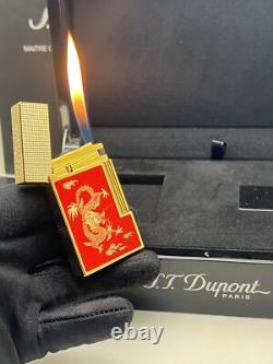 S. T. Dupont Ligne2 Limited Chinese Dragon Lighter Limited Edition No Fuel