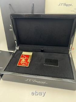 S. T. Dupont Ligne2 Limited Chinese Dragon Lighter Limited Edition No Fuel