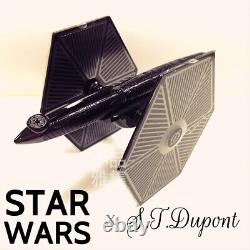 S. T. Dupont Limited Edition 1977 Star Wars TIE Fighter PVD 14K Fountain Pen Set